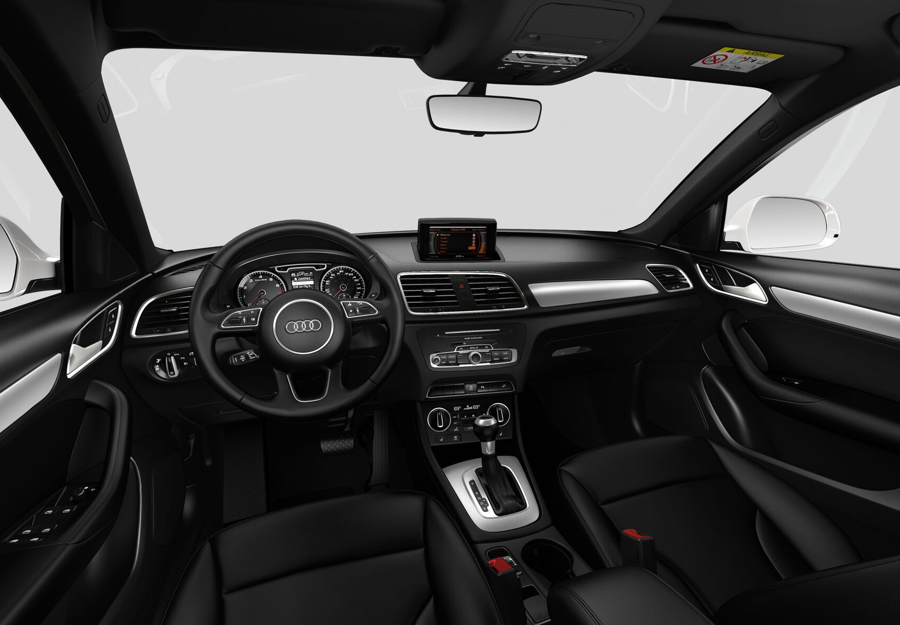 Audi Q3 Premium front Dashboard view