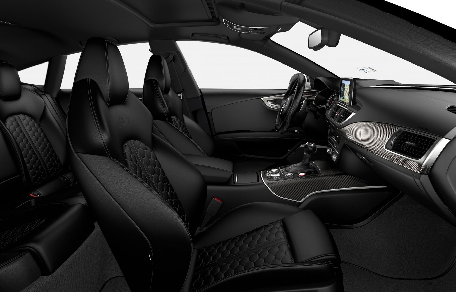 Audi RS7 2016 interior side view