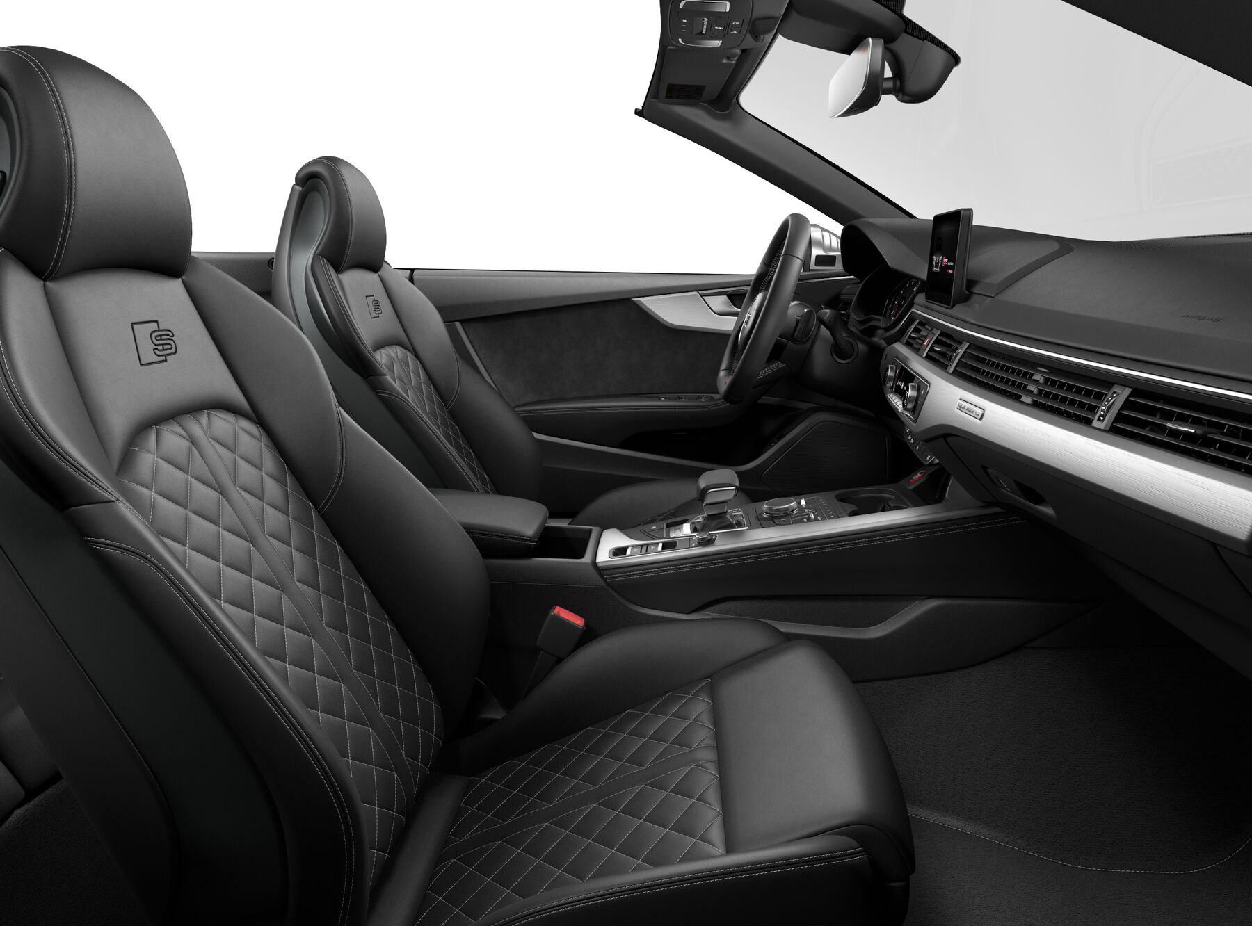 Audi S5 Cabriolet Premium Plus interior seat view