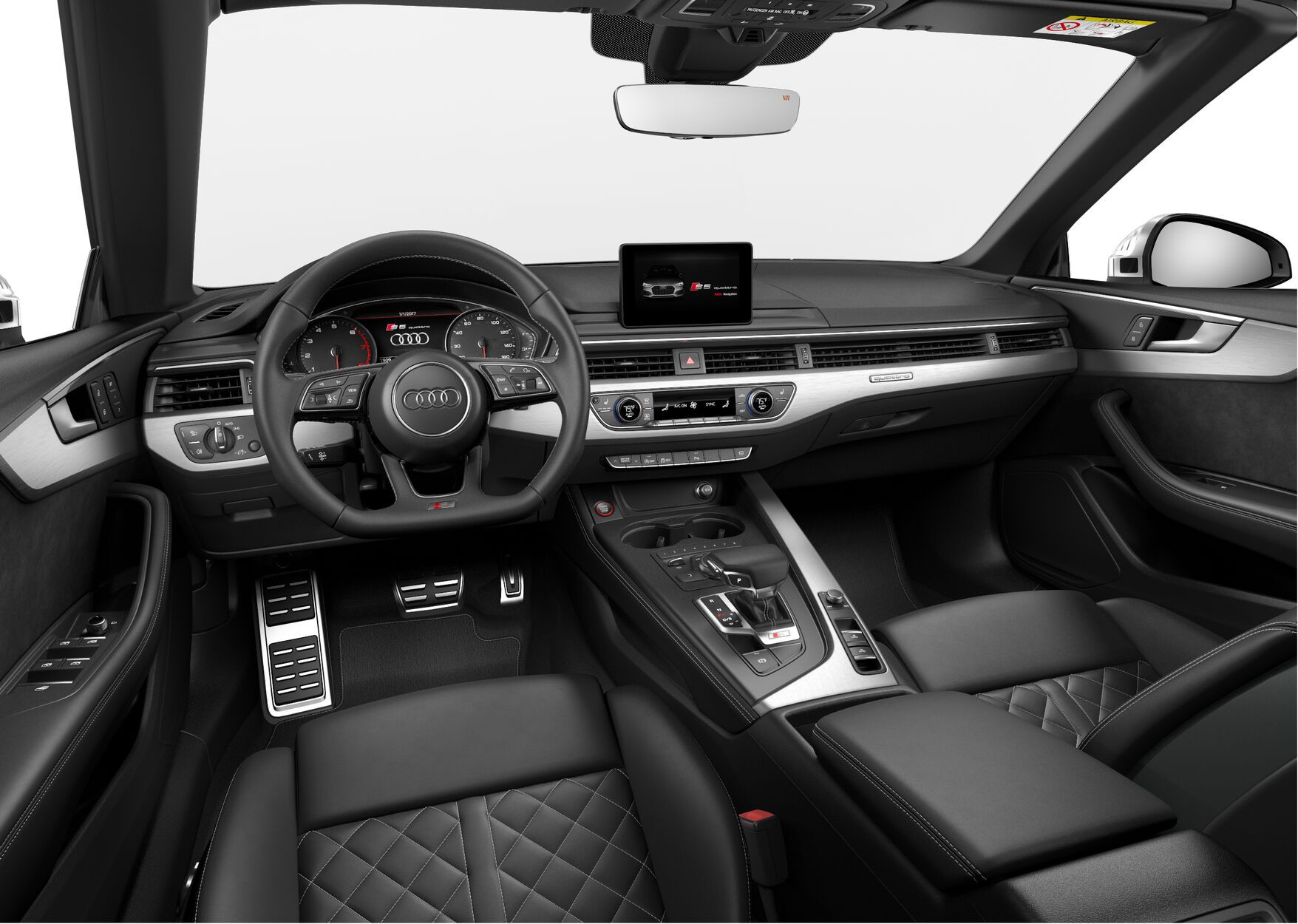 Audi S5 Cabriolet Prestige interior front view