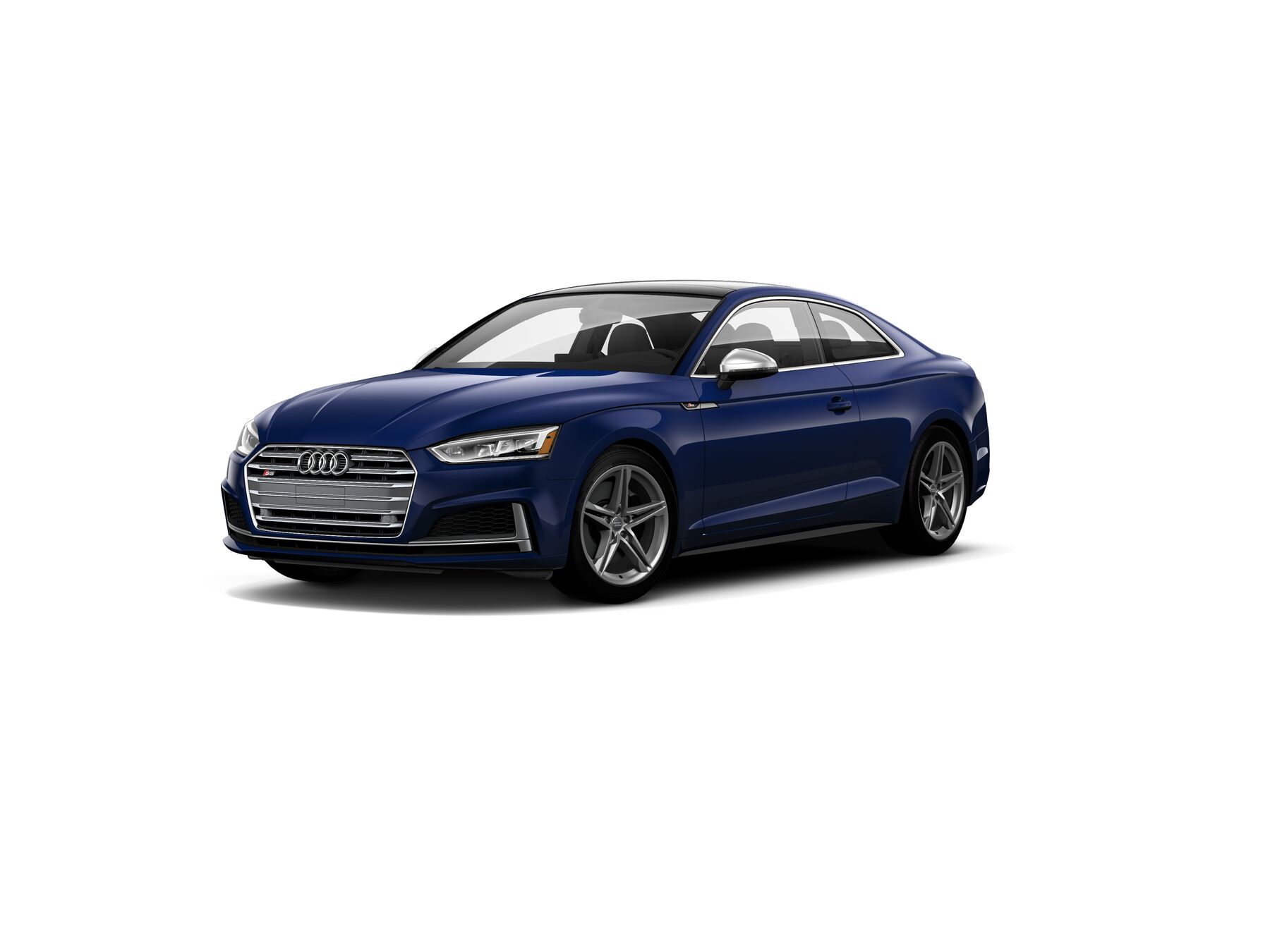Audi S5 Premium Plus front cross view