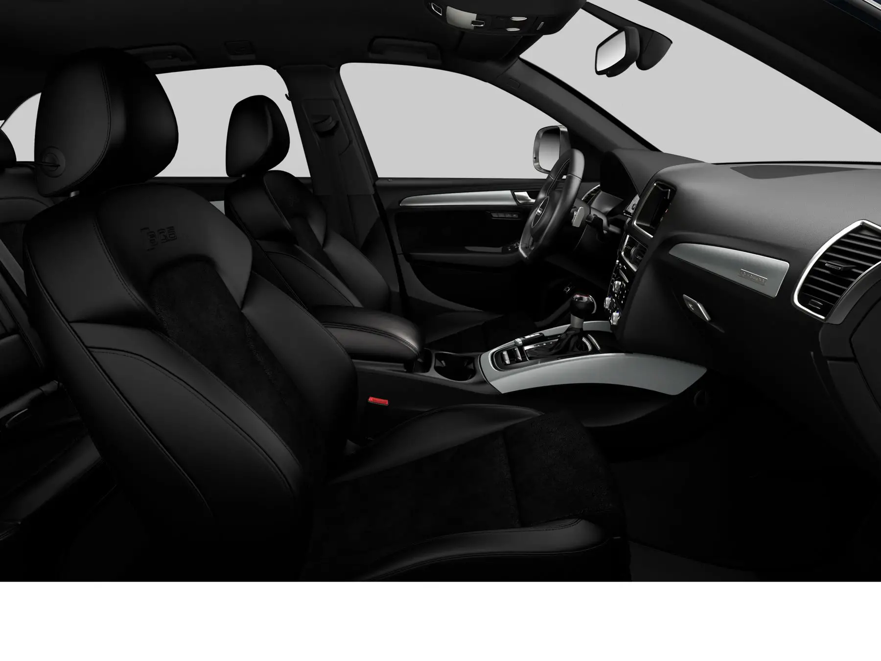 Audi SQ5 Premium Plus interior front seat side view