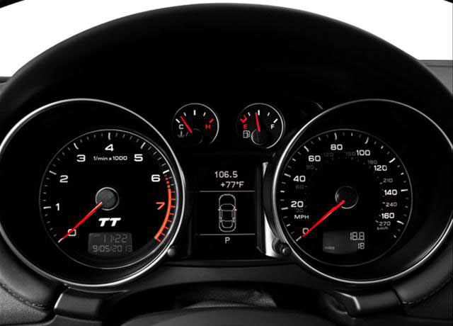 Audi TT 45 TFSI 2015 Speedometer