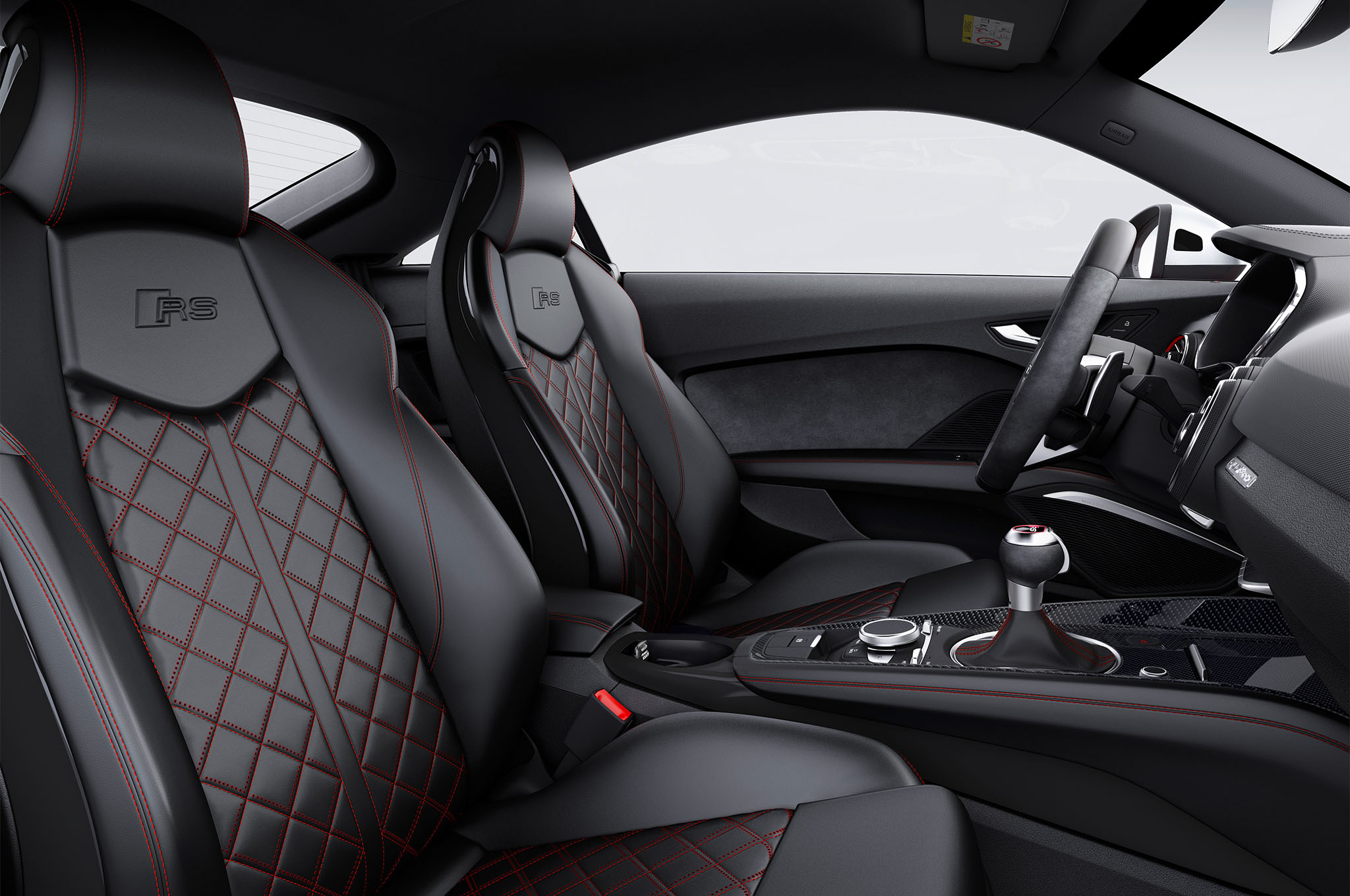 Audi TT RS interior front cross view