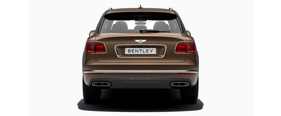 Bentley Bentayga rear cross view