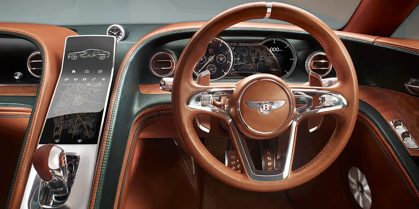 Bentley EXP 10 Speed 6e interior front view