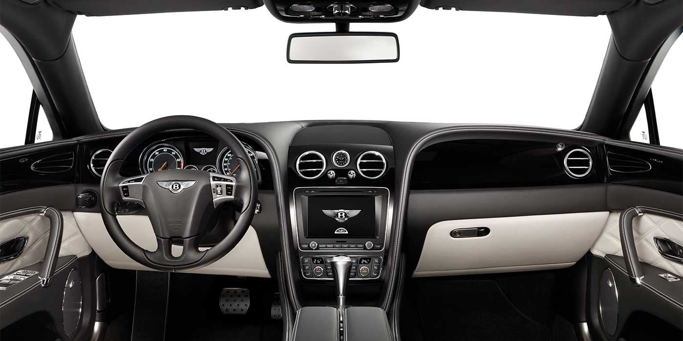 Bentley Continental Flying Spur V8 Interior Front View