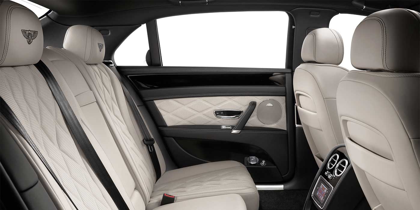 Bentley Continental Flying Spur V8 Interior Front and Rear Seats