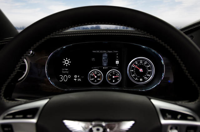 Bentley Continental GT Speed Convertible Speedometer