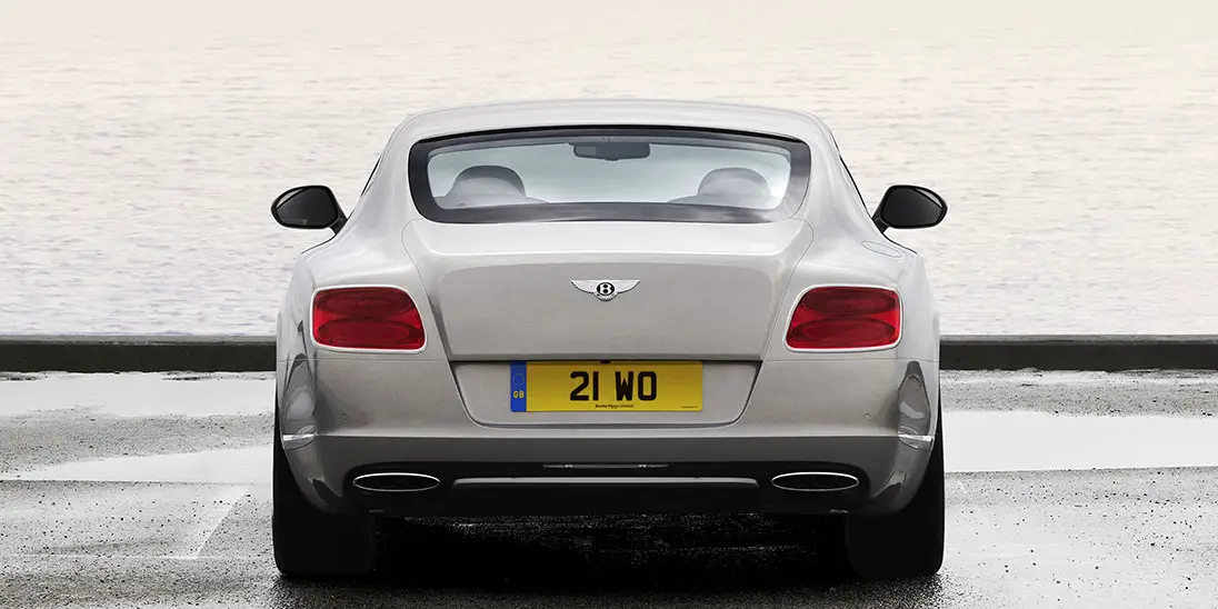 Bentley Continental GT V8 Convertible Back View