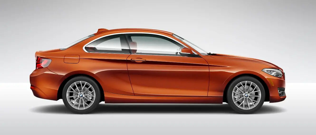 BMW 2 Series 228i Coupe side view
