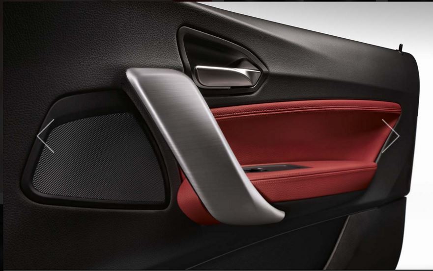 BMW 2 Series M235i Coupe interior door handle view