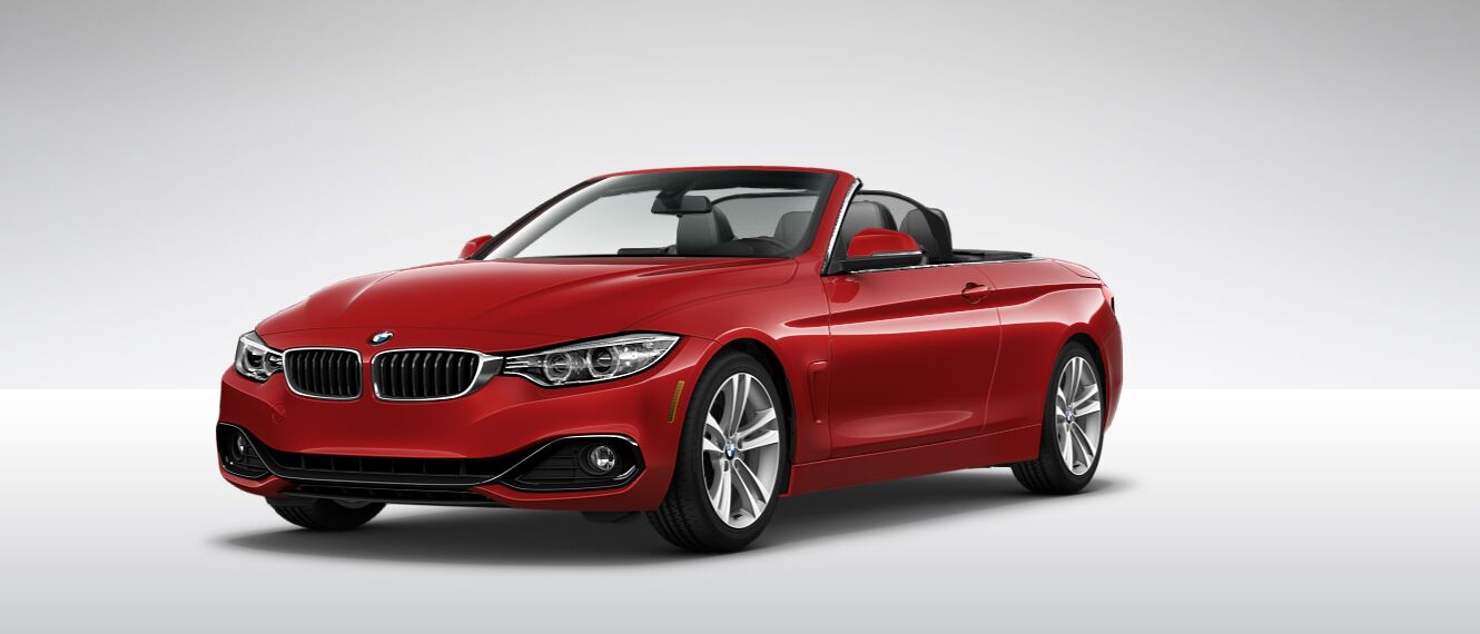 BMW 4 Series 435i XDrive Convertible front cross view