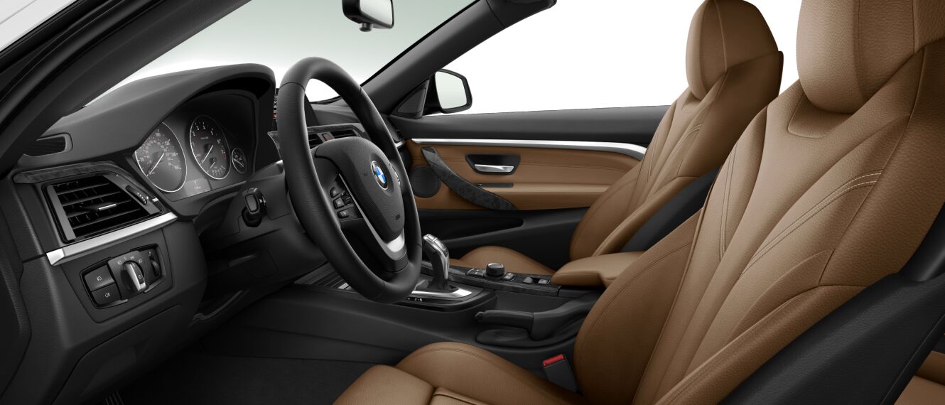BMW 4 Series 435i XDrive Convertible front seat view
