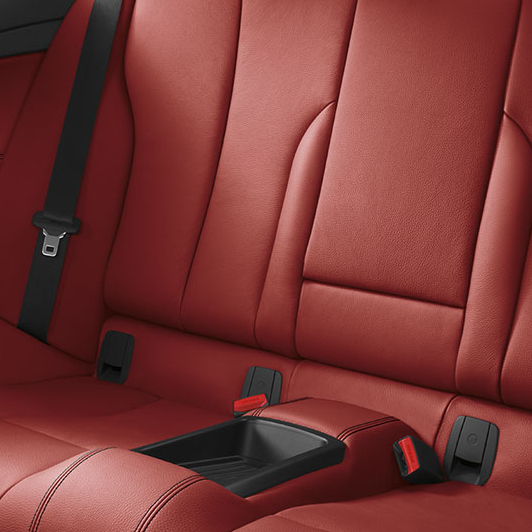BMW 4 Series Coupe 428i interior rear seat view