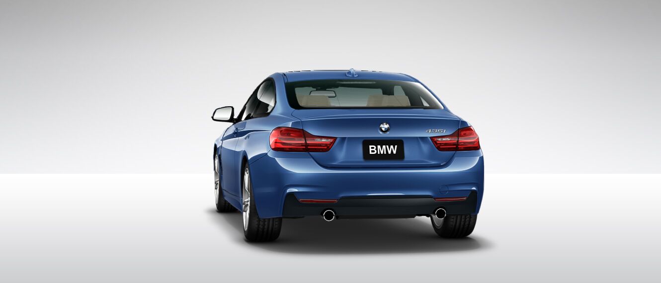 BMW 4 Series Coupe 435i rear view