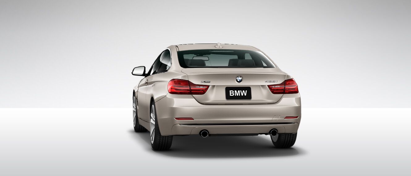 BMW 4 Series X Drive Coupe 435i rear view