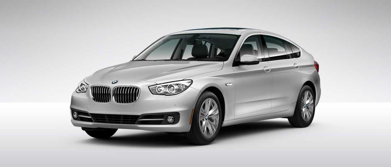 BMW 5 Series Gran Turismo 535i front cross view