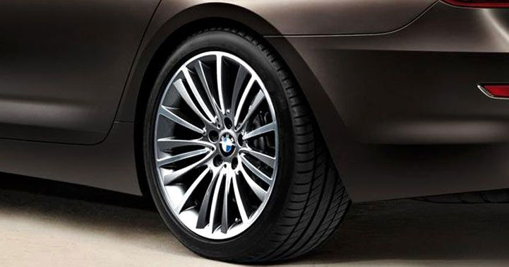 BMW 6 Series 640d Gran Coupe Back Wheel