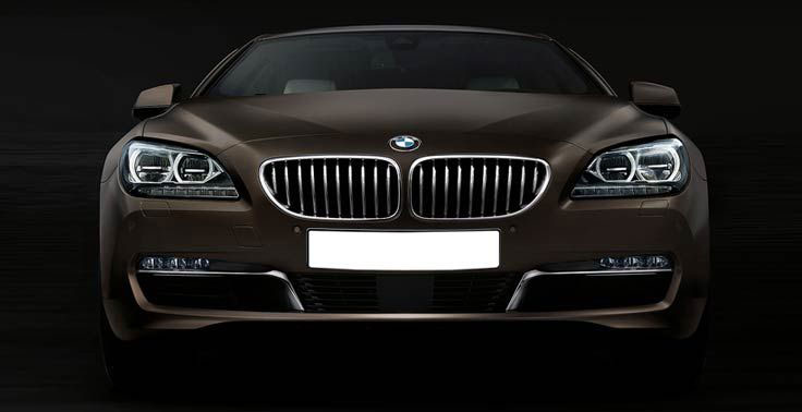 BMW 6 Series 640d Gran Coupe Front View