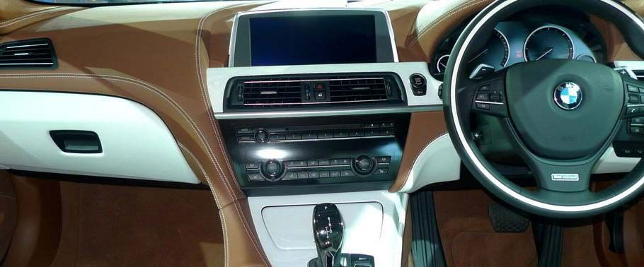 BMW 6 Series 640d Gran Coupe Front Interior View