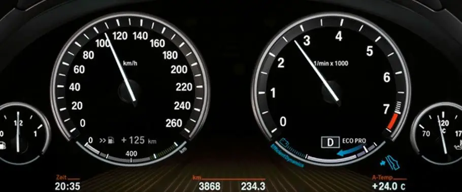 BMW 6 Series M6 Gran Coupe Speedometer