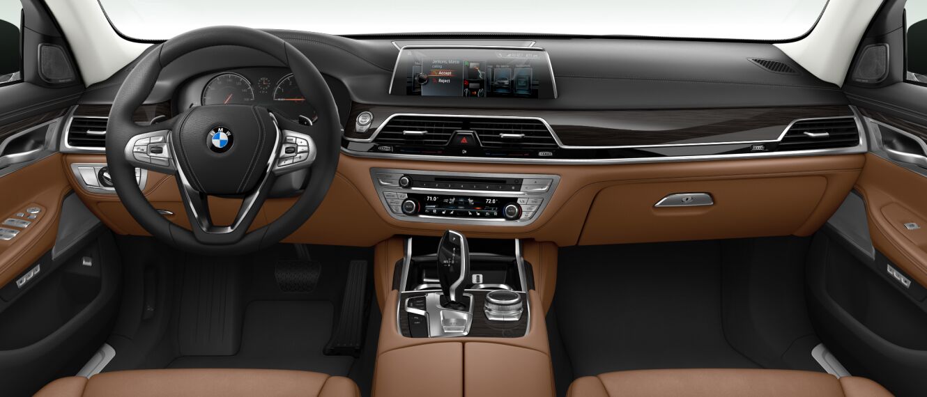 BMW 7 Series 750 Li M Sport interior front dashboard view