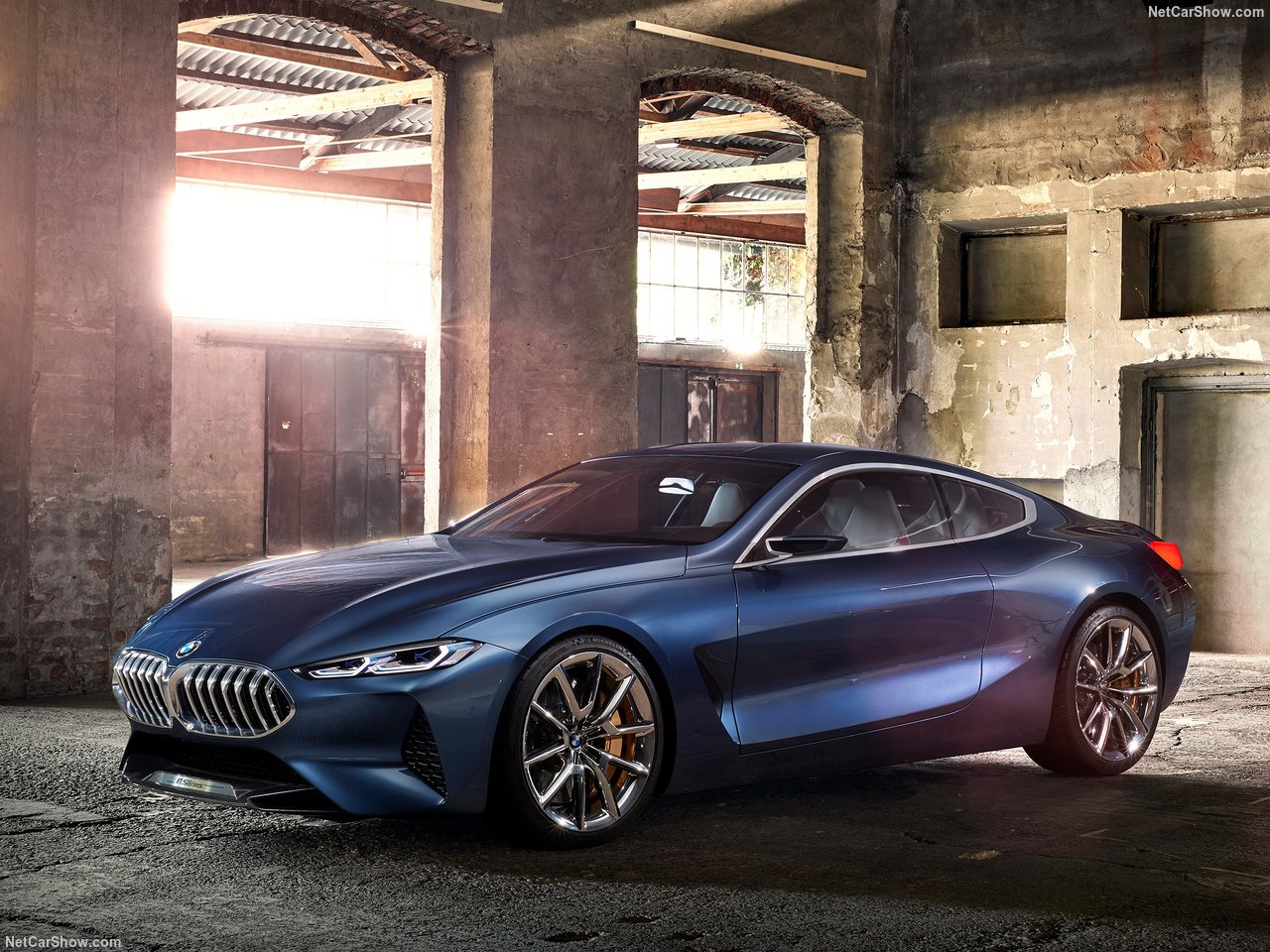 BMW 8 Series front cross view