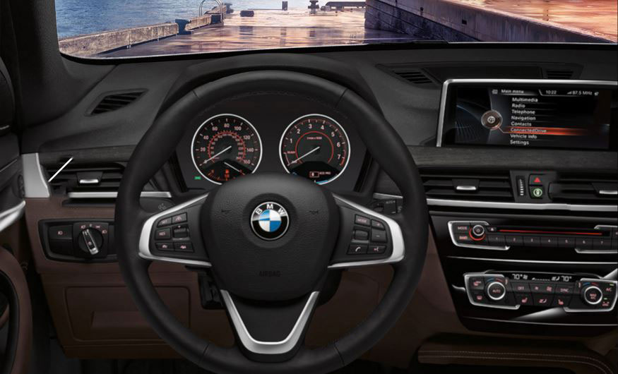 BMW X1 S Drive 20d M Sport interior front view