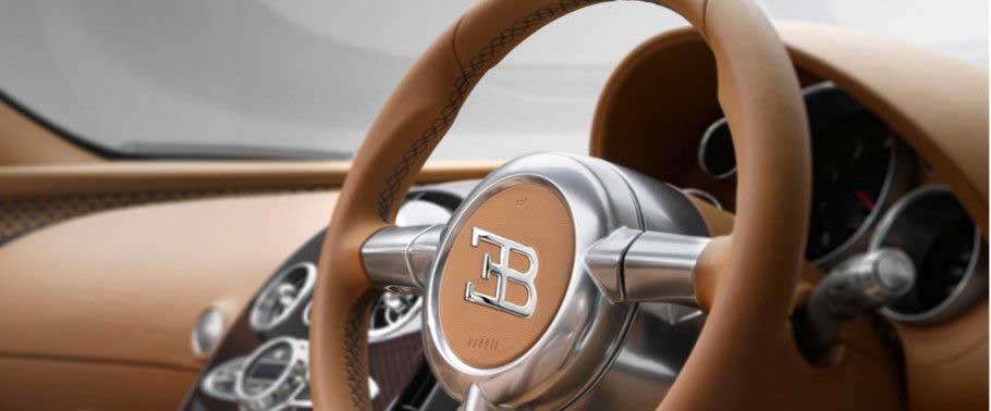 Bugatti Veyron 16.4 Grand Sport Interior steering