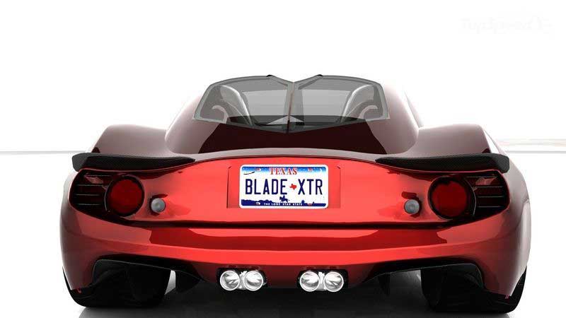 BXR Bailey Blade XTR Exterior Rear View