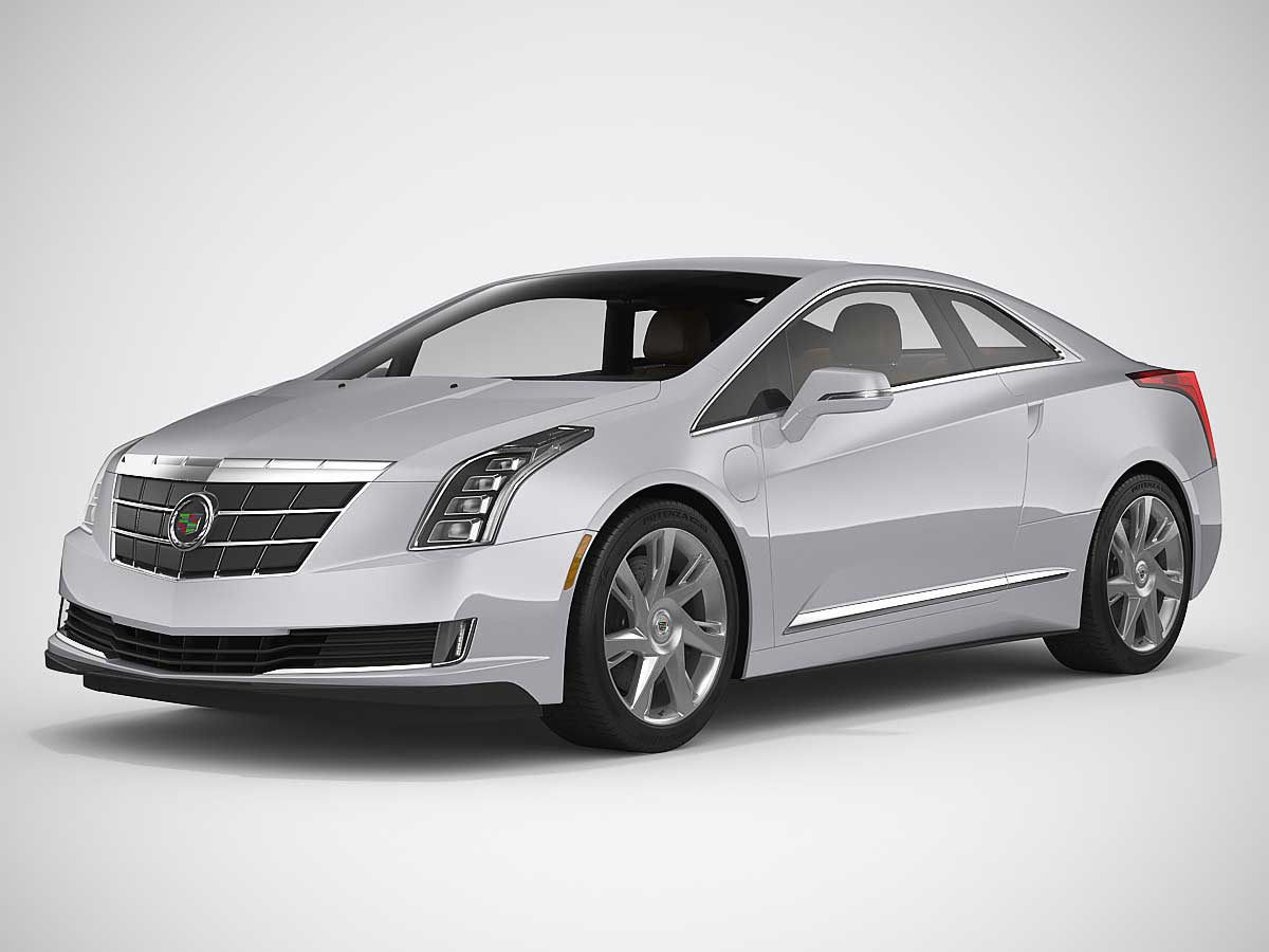 2014 Cadillac ELR Coupe Exterior Front Cross View
