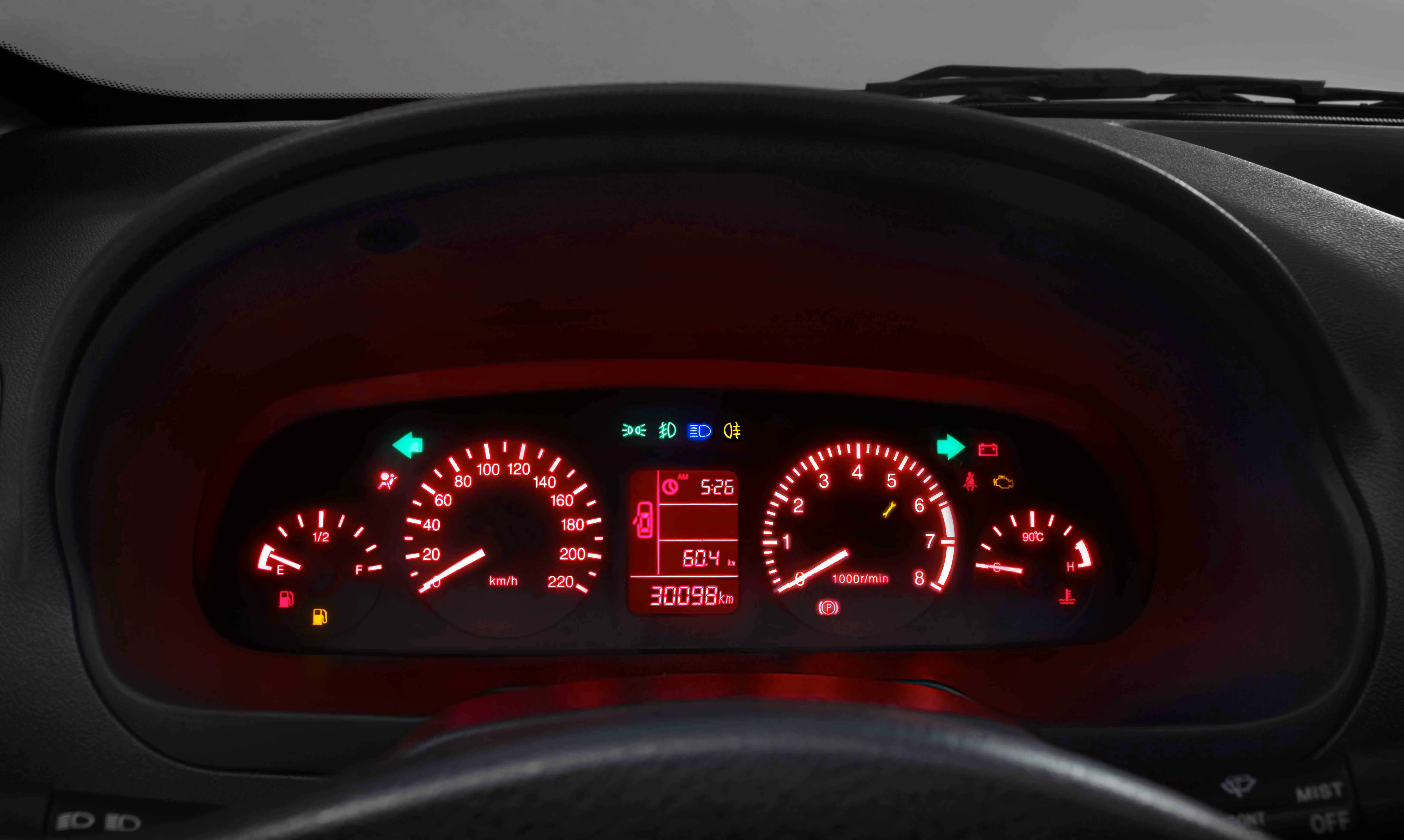 Chery New QQ Interior speedometer