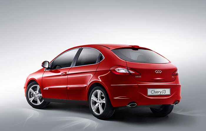 Chery J3 Automatic Exterior rear cross view
