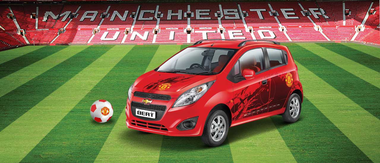 Chevrolet Beat manchester United Edition Petrol Exterior outlook