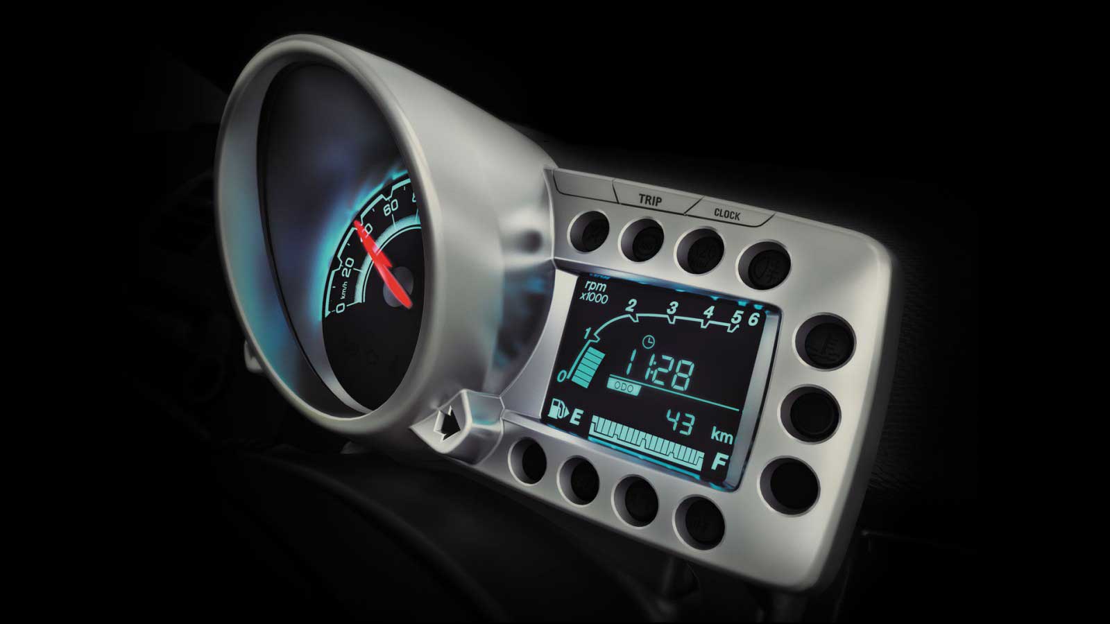 Chevrolet Beat PS Petrol Interior speedometer