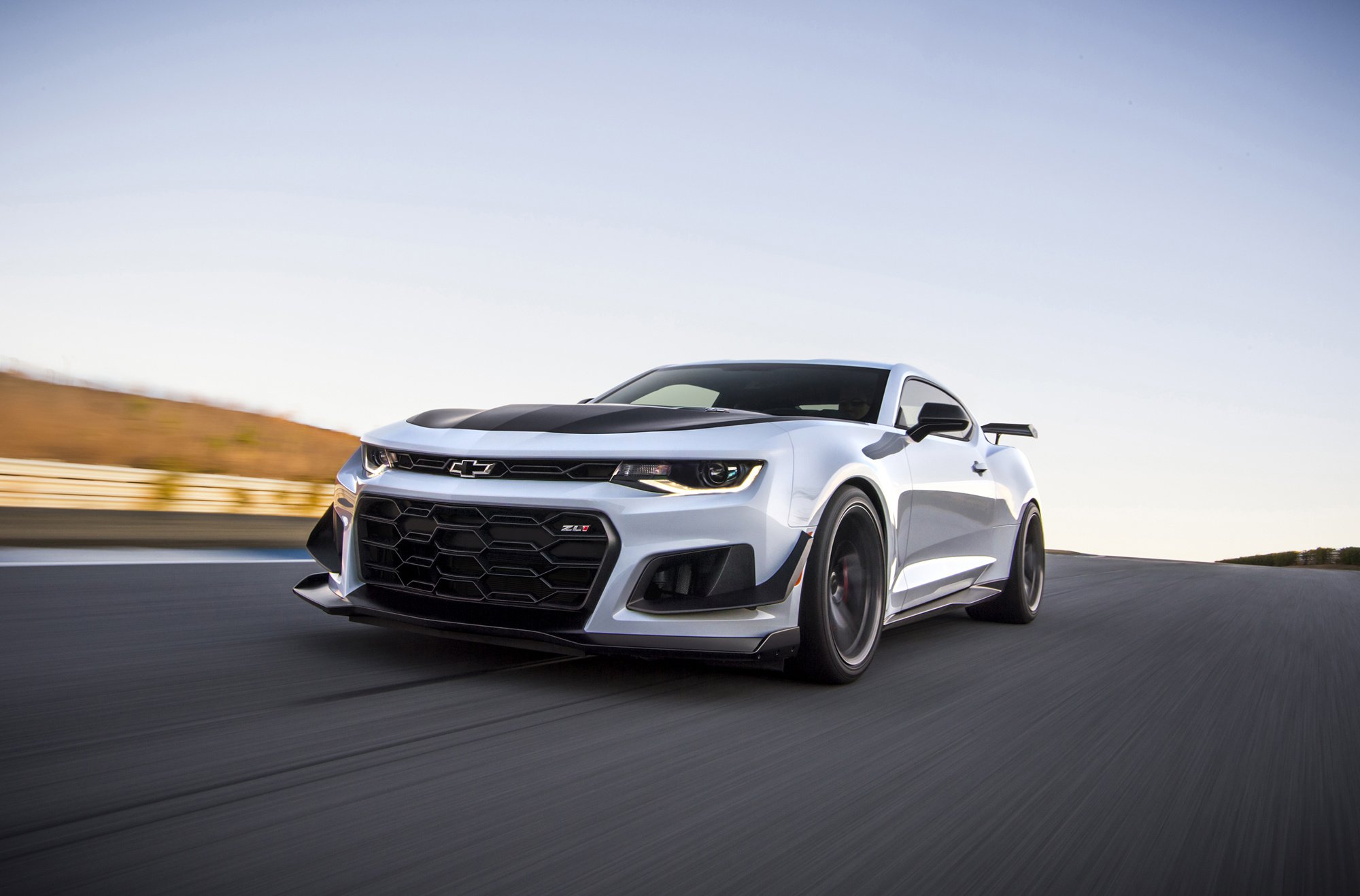 Chevrolet Camaro ZL1 1LE front angle view