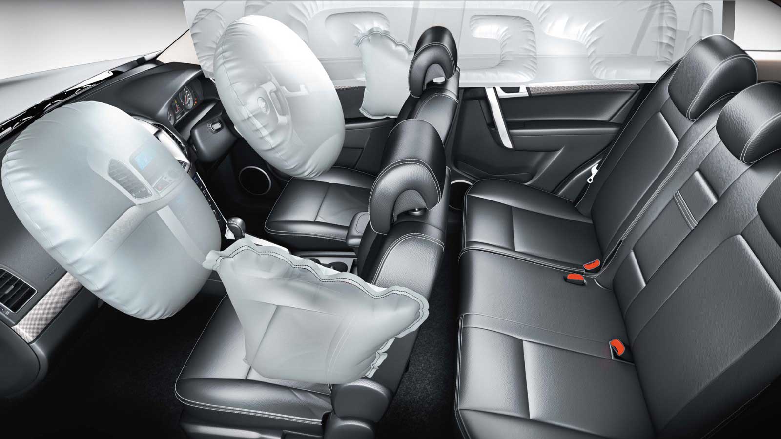 Chevrolet Captiva LTZ AWD 2.2 Interior airbags