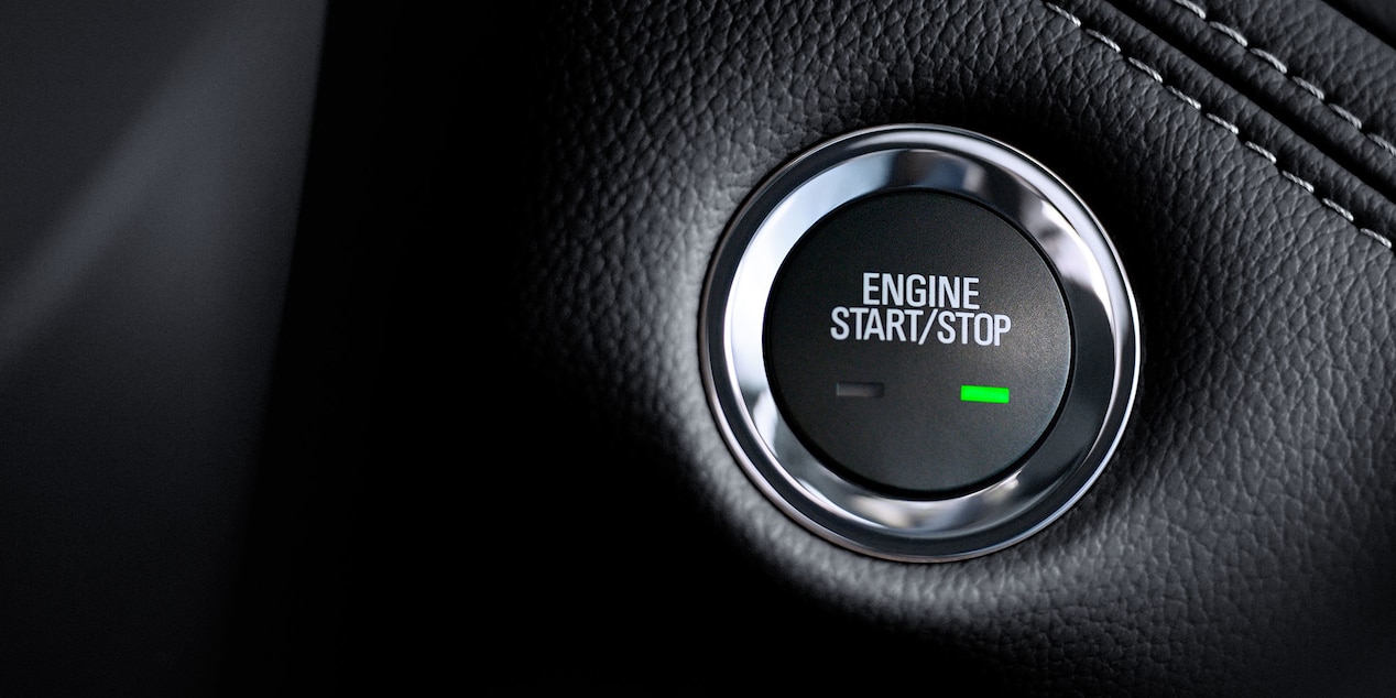 Chevrolet Cruze Diesel engine start and stop Button view
