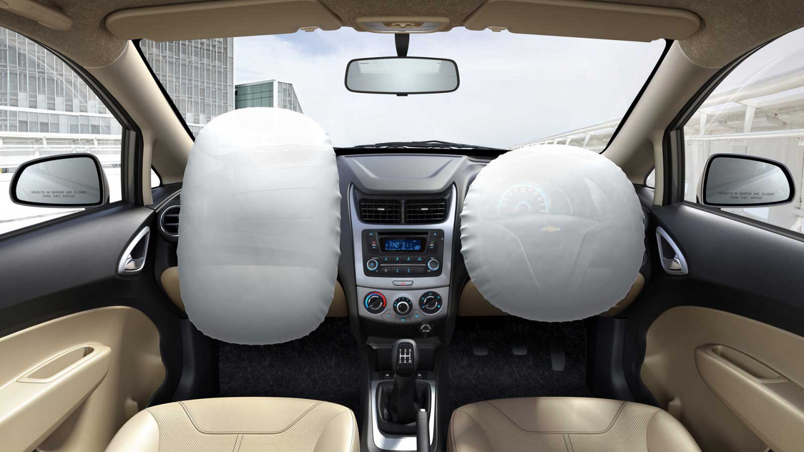 Chevrolet Sail 1.2 LS Interior dual airbag