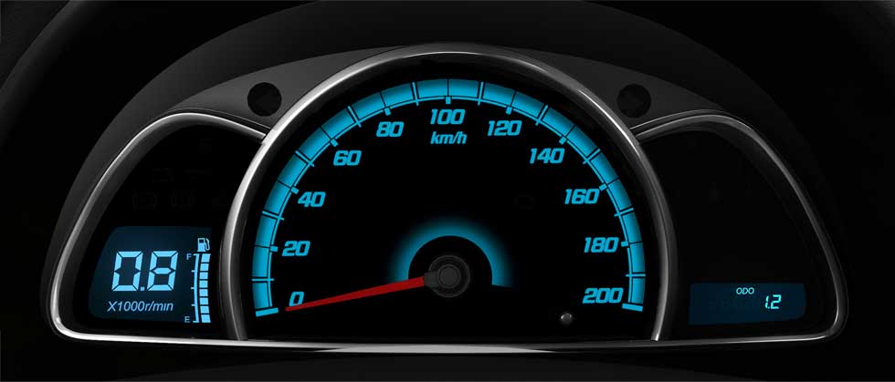 Chevrolet Sail 1.2 LT ABS Interior speedometer