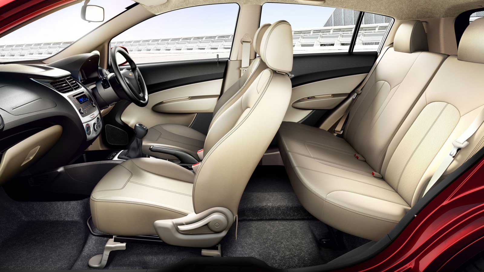 Chevrolet Sail Hatchback 1.2 LS ABS Interior seats
