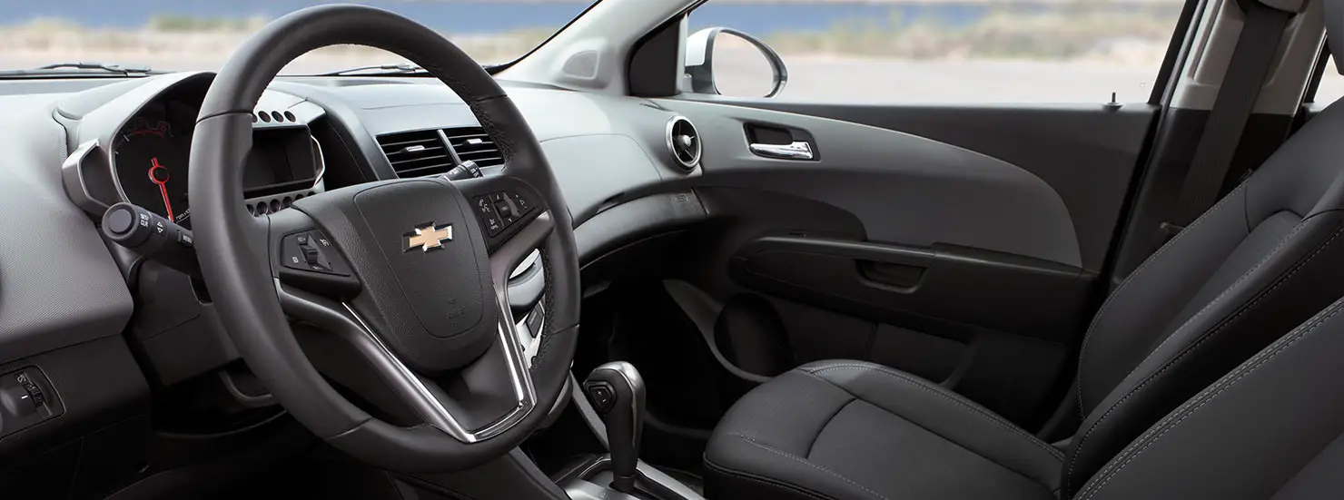 Chevrolet Sonic LT interior front seat view