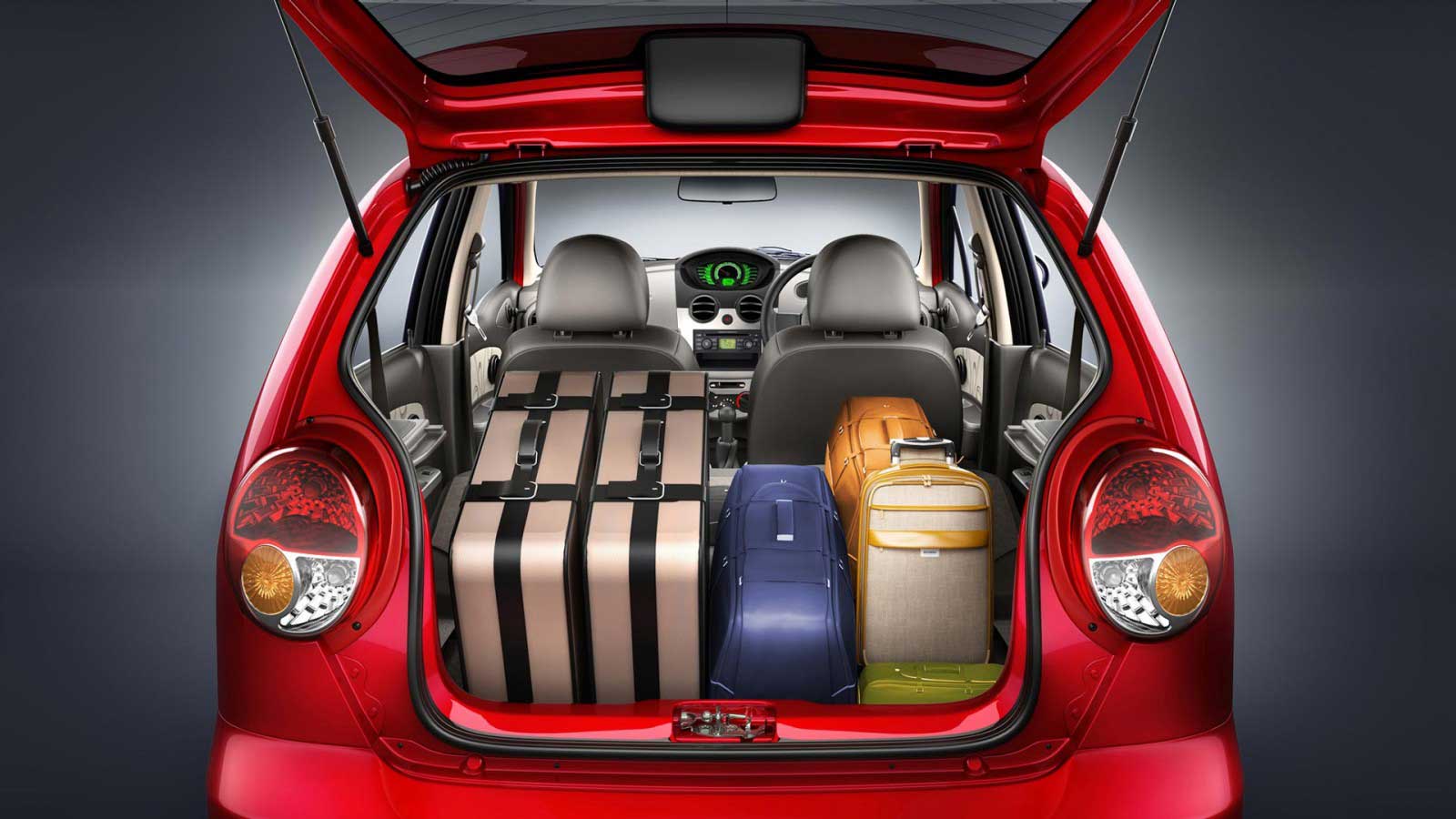 Chevrolet Spark 1.0 BS-IV OBDII Interior luggage space