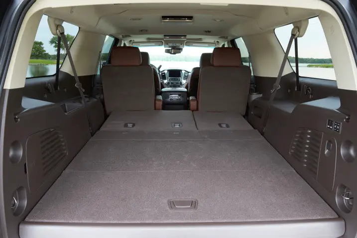 Chevrolet Suburban LTZ 4WD 2016 interior rear cargo space view