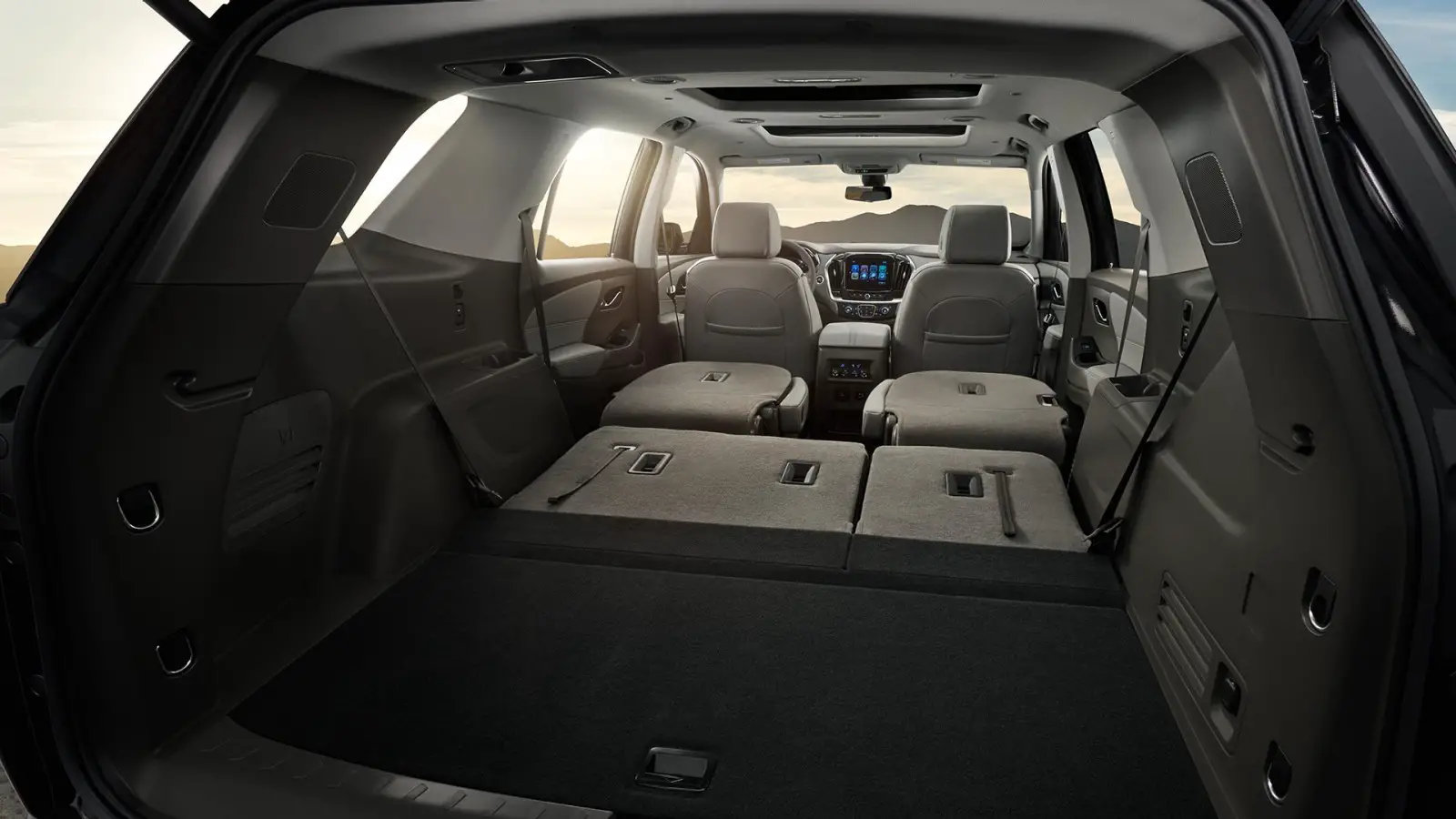 Chevrolet Traverse 2018 interior rear cargo space view