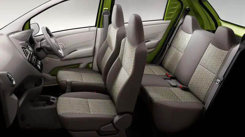 Datsun Redi Go D interior whole seat view