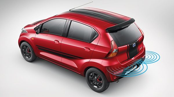 Datsun Redi Go Sport rear parking sensor view