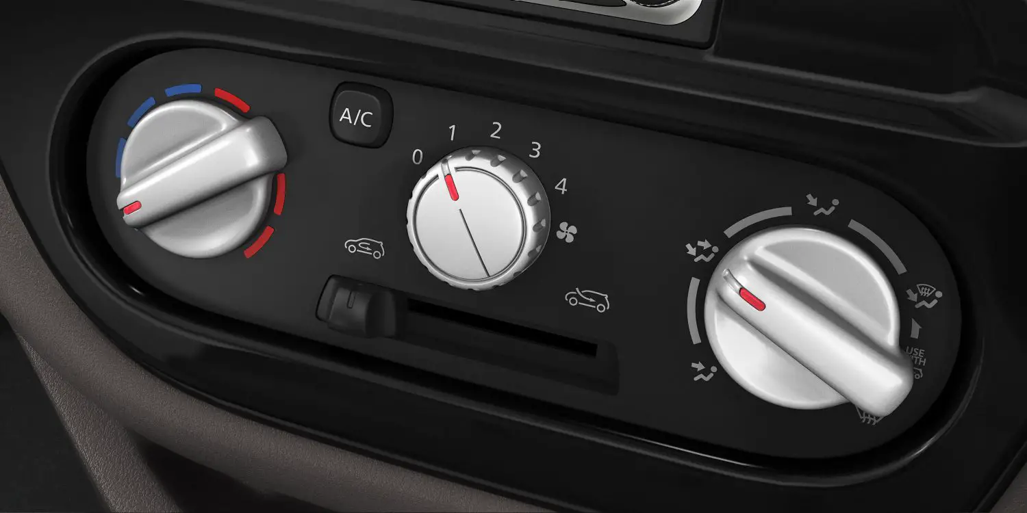 Datsun Redi Go T interior A/C Control view