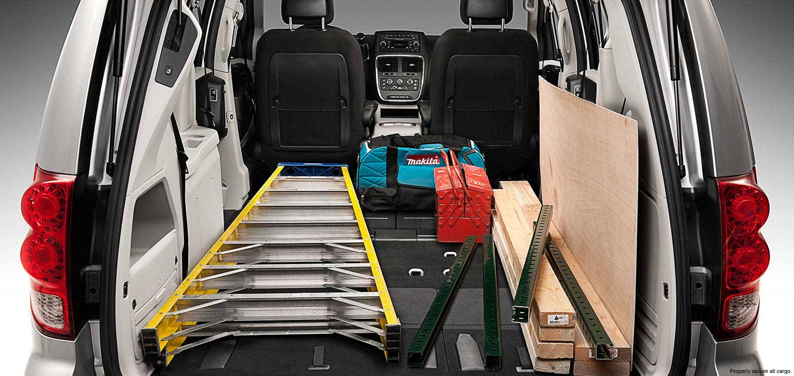 Dodge Grand Caravan SXT Interior luggage space
